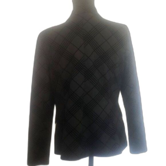 Jules & Leopold Black Stripe One Button Blazer Size Large - Picture 6 of 9